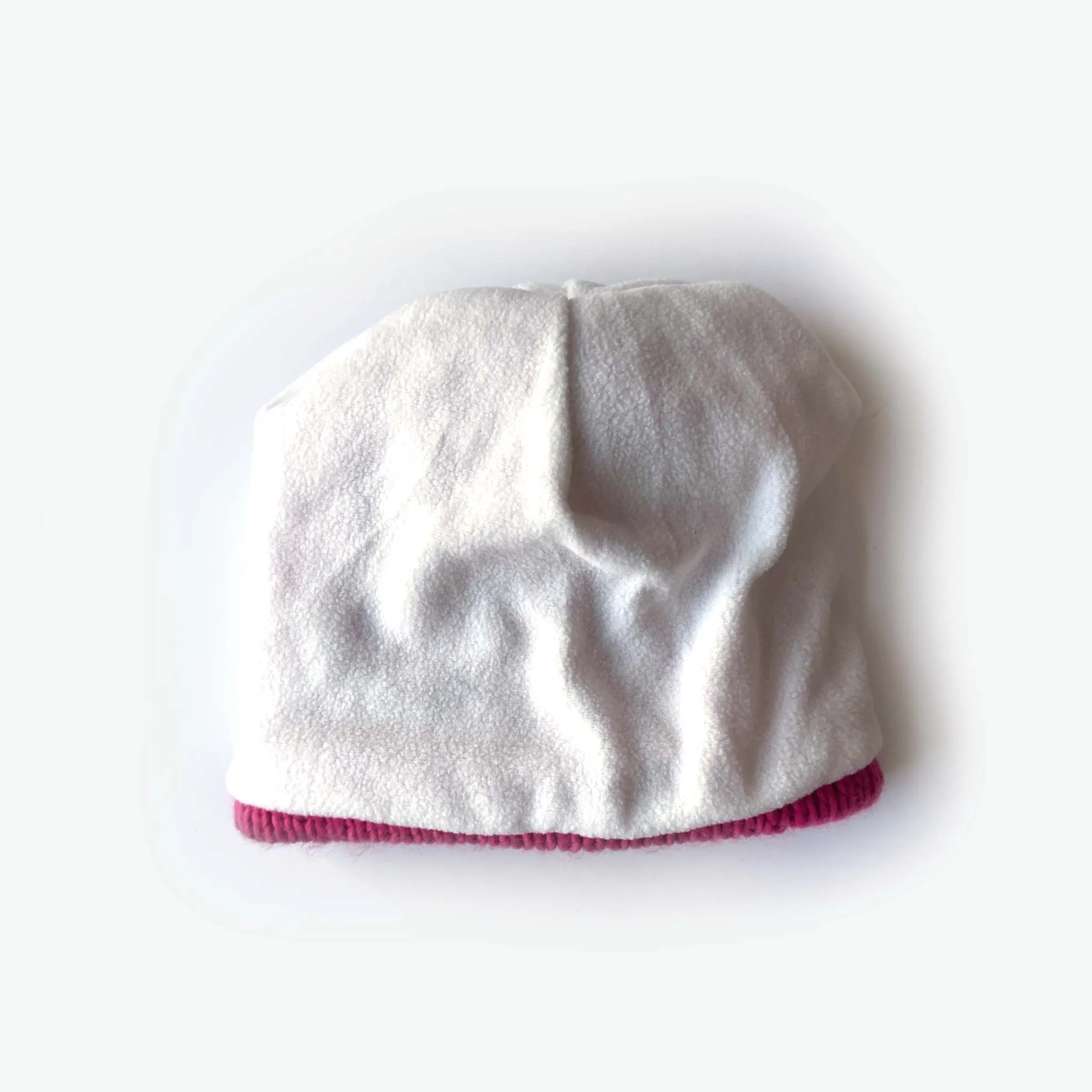 Harriet Embroidered Hearts Kids Beanie - Fuchsia (Age 3-6)