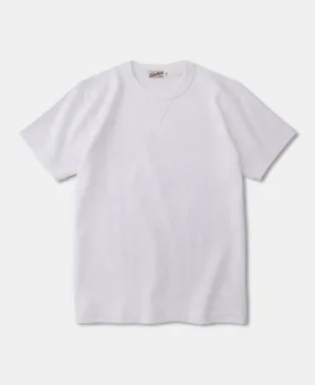 Heavyweight US Cotton Gusset Tubular T-Shirt - White