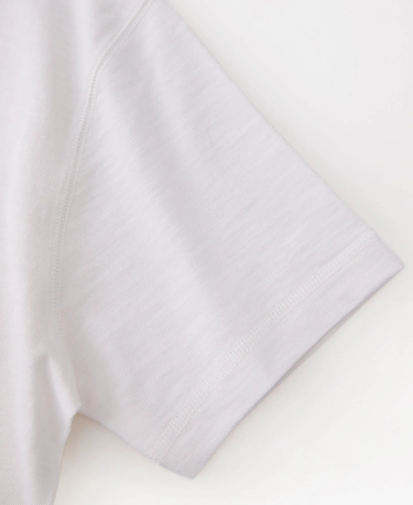 Heavyweight US Cotton Gusset Tubular T-Shirt - White