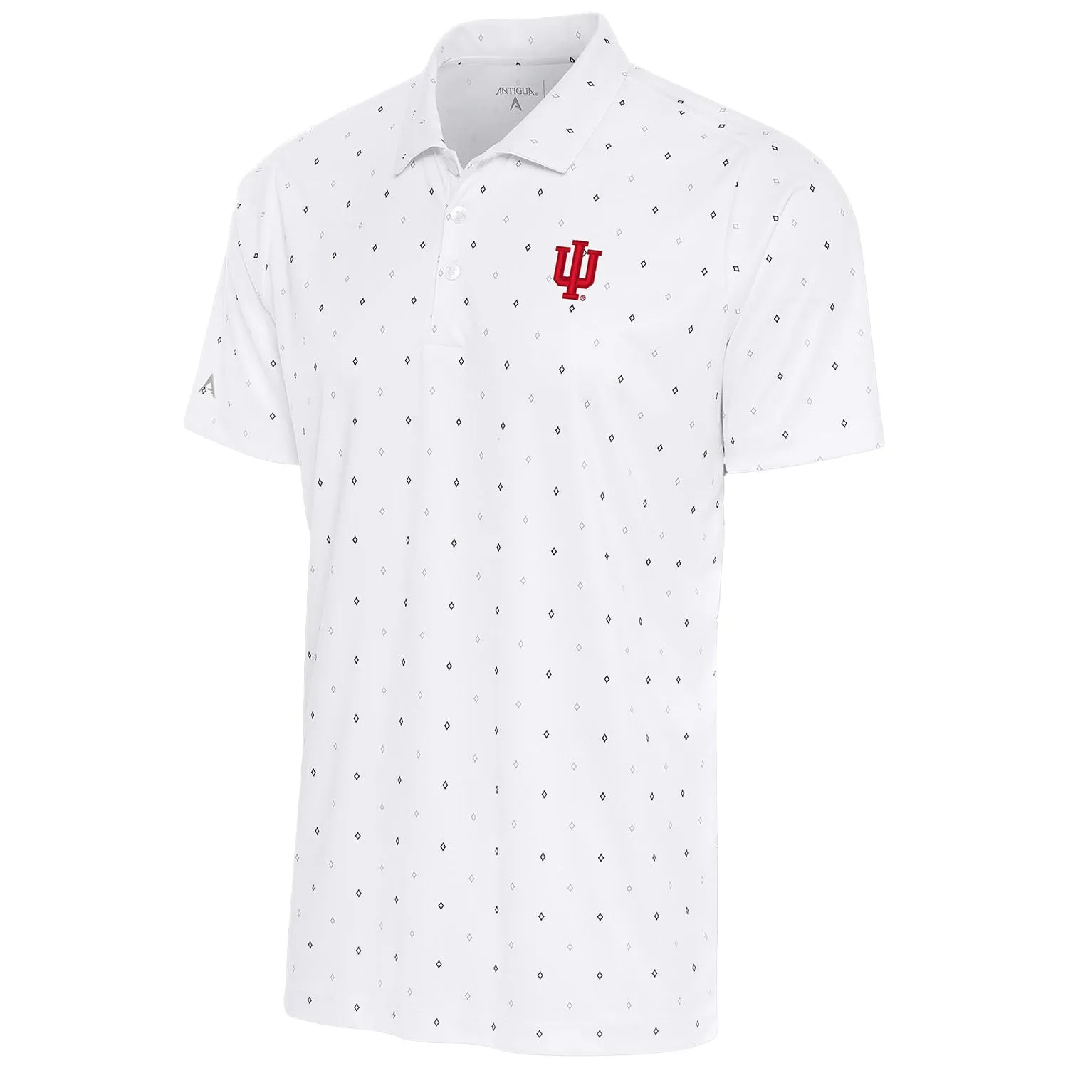 Indiana Hoosiers Diamond Print Polo