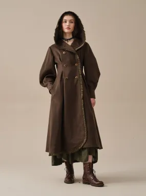 JACQUES 25| LONG HOODED VICTORIAN COAT (100% WOOL)