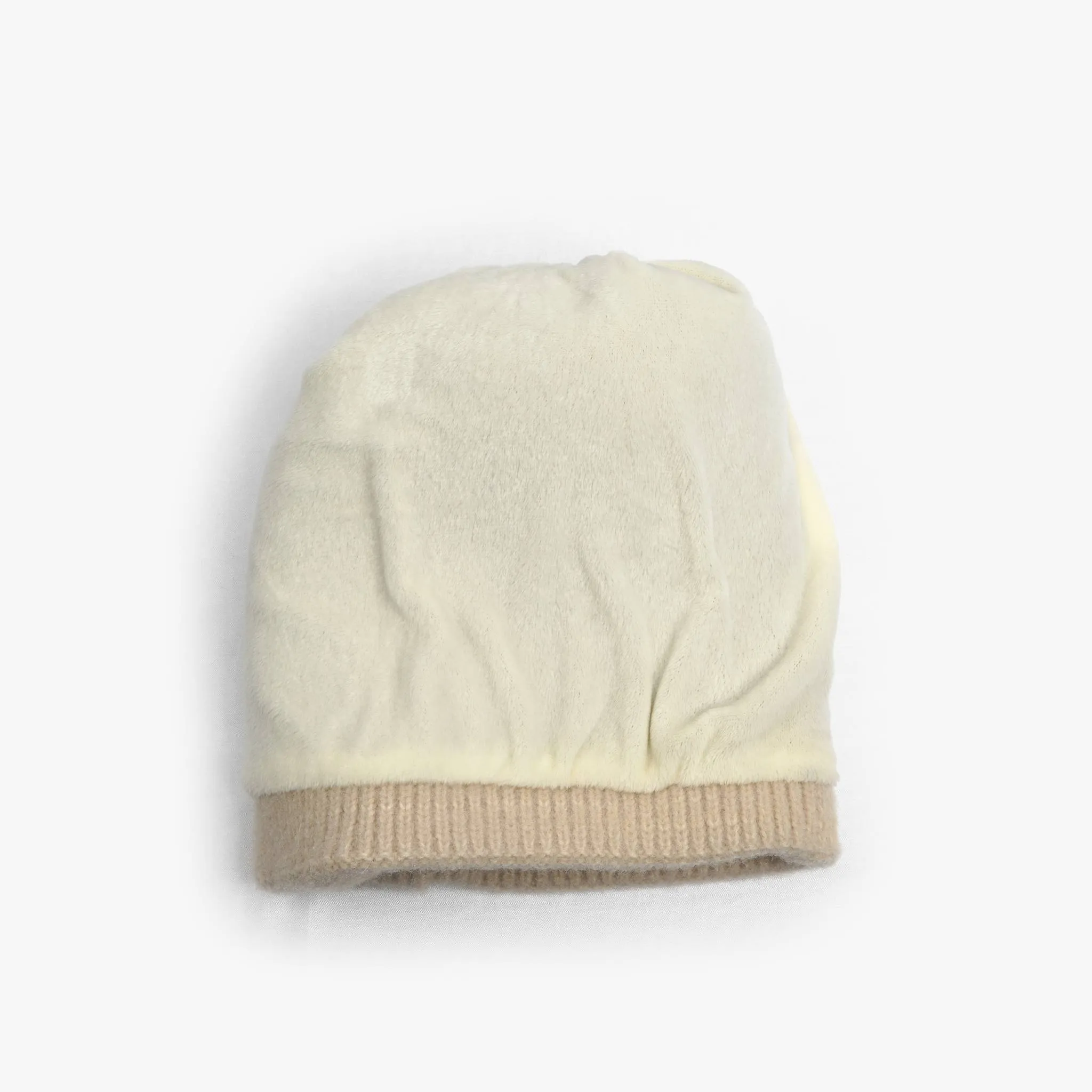 Jody Two Tone Fleece Lined Beanie - Mocha