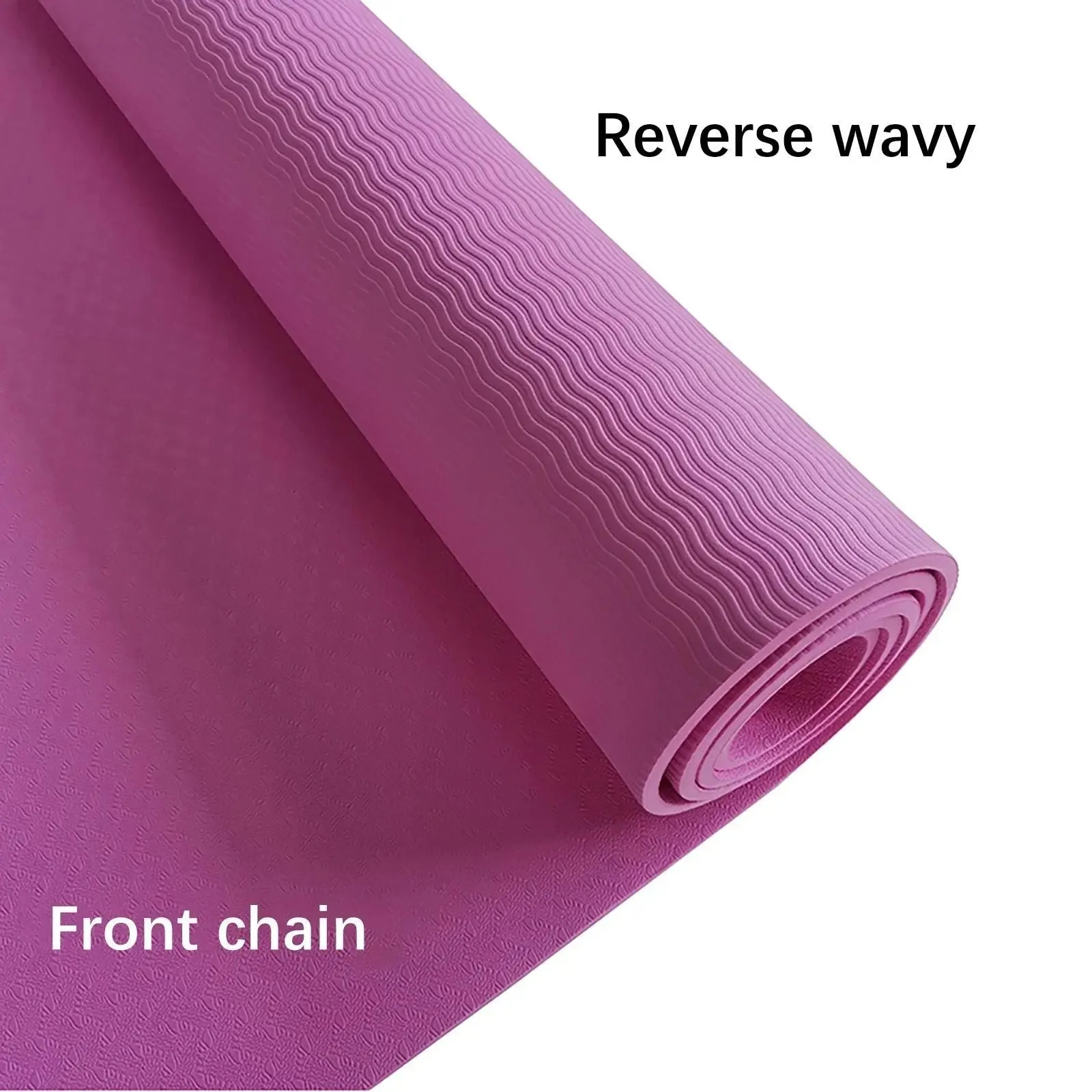 Large Size Non-Slip Yoga Fitness Mat 72" x 23.5" x 0.4" - Moisture-Proof & Sweat-Proof