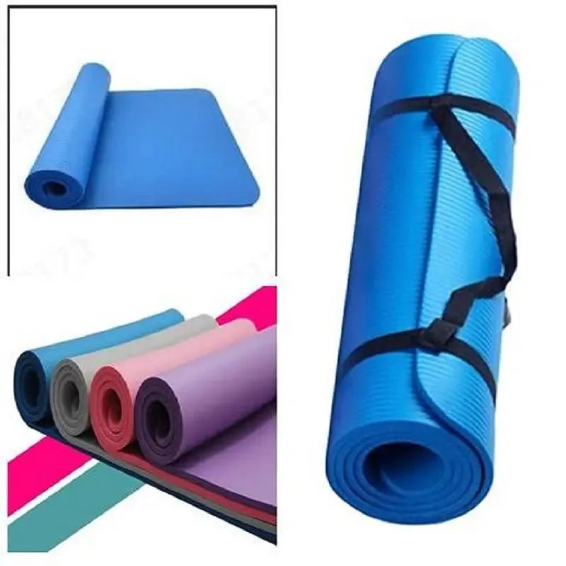 Large Size Non-Slip Yoga Fitness Mat 72" x 23.5" x 0.4" - Moisture-Proof & Sweat-Proof