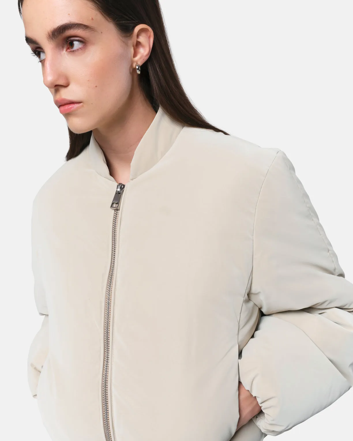 Leni Bomber Jacket Latte