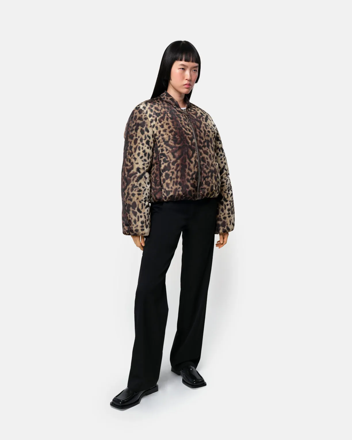 Leni Bomber Jacket Leopard