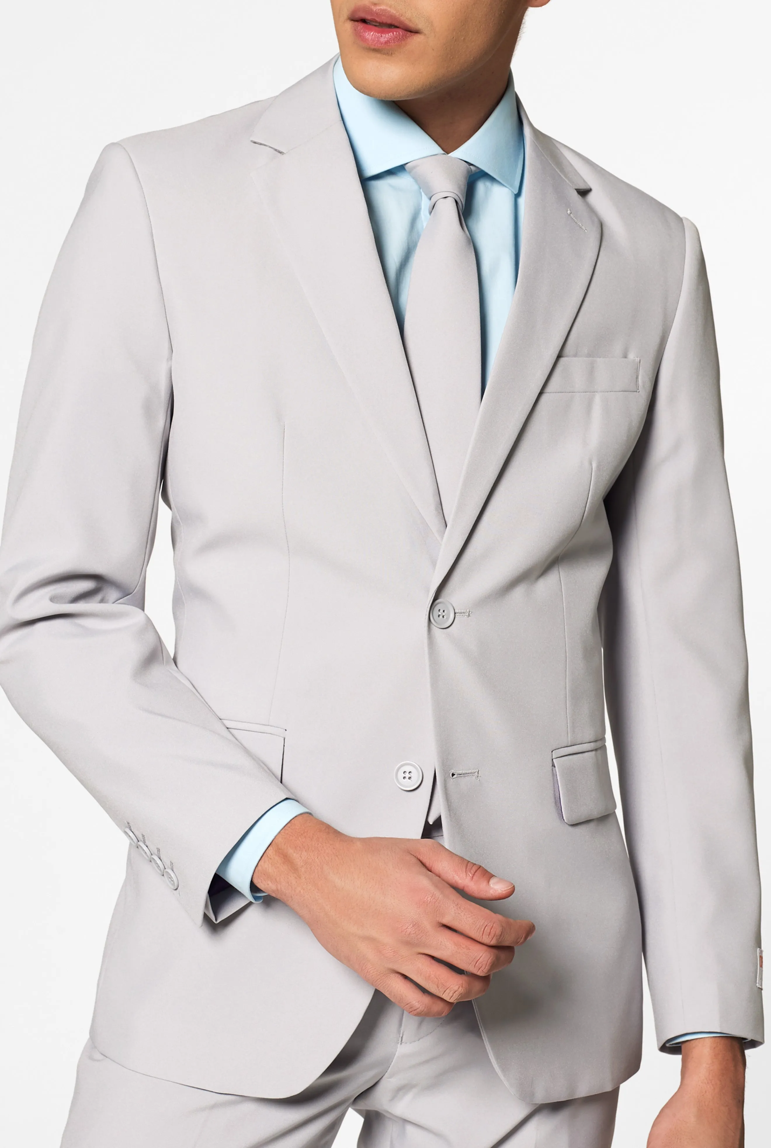 Light Grey Wedding Suit