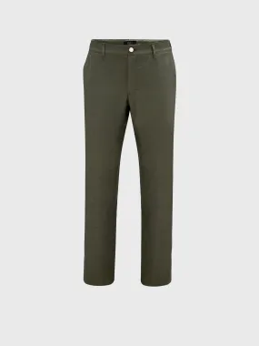 Linen and Silk Slim Fit Pants