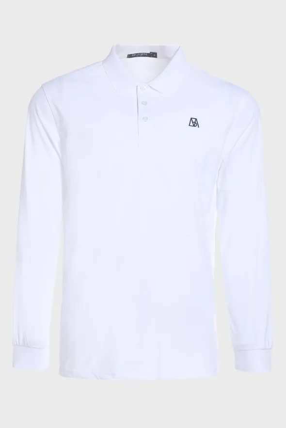 Long Sleeves Tencel Polo