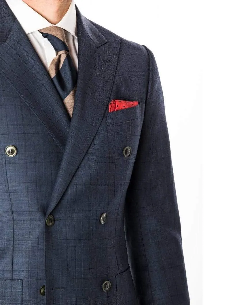 Manhattan Navy Windowpane