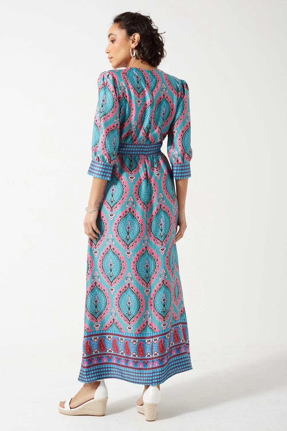 Marc Angelo Long Sleeved Maxi Dress