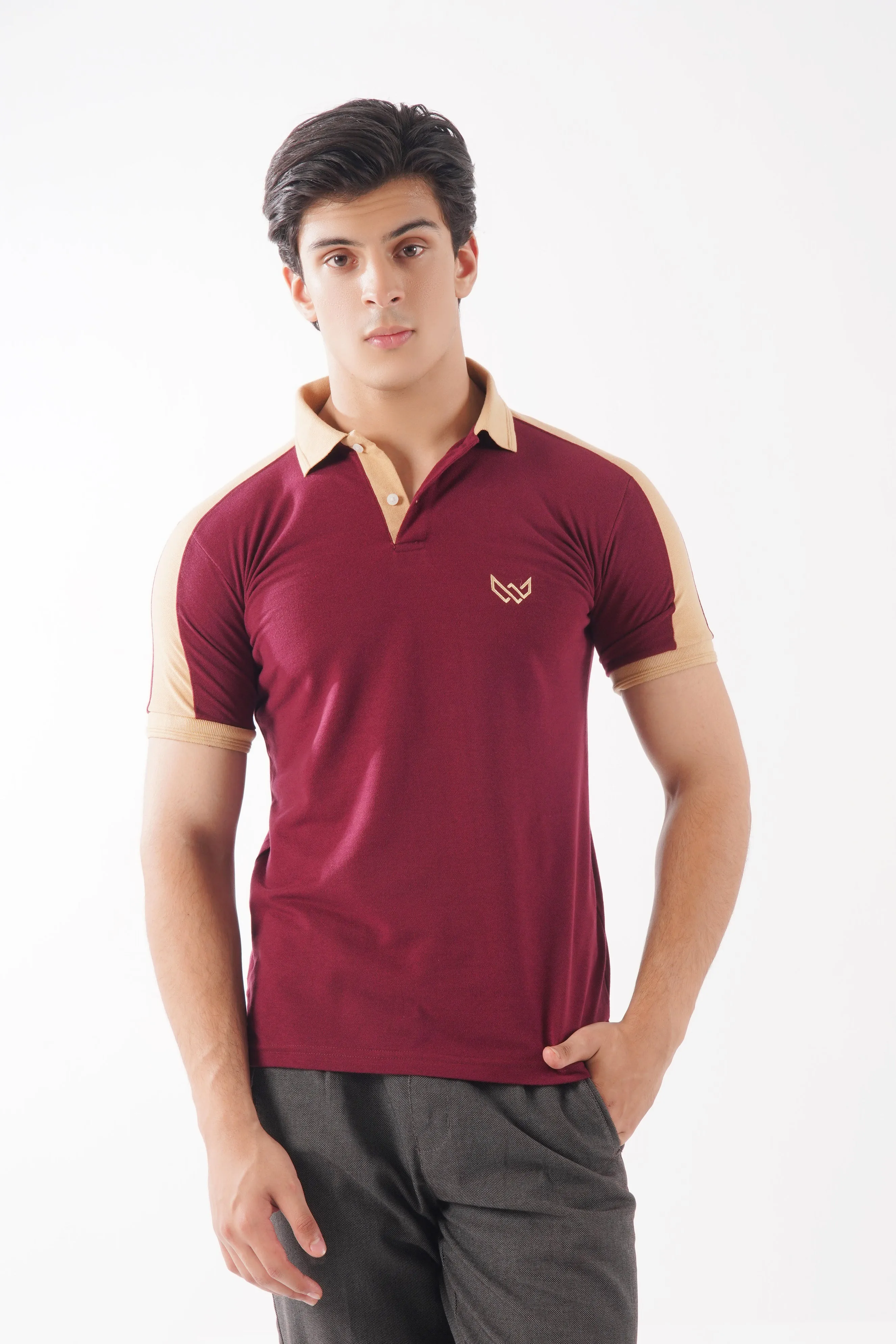 Maroon Elegance Polo