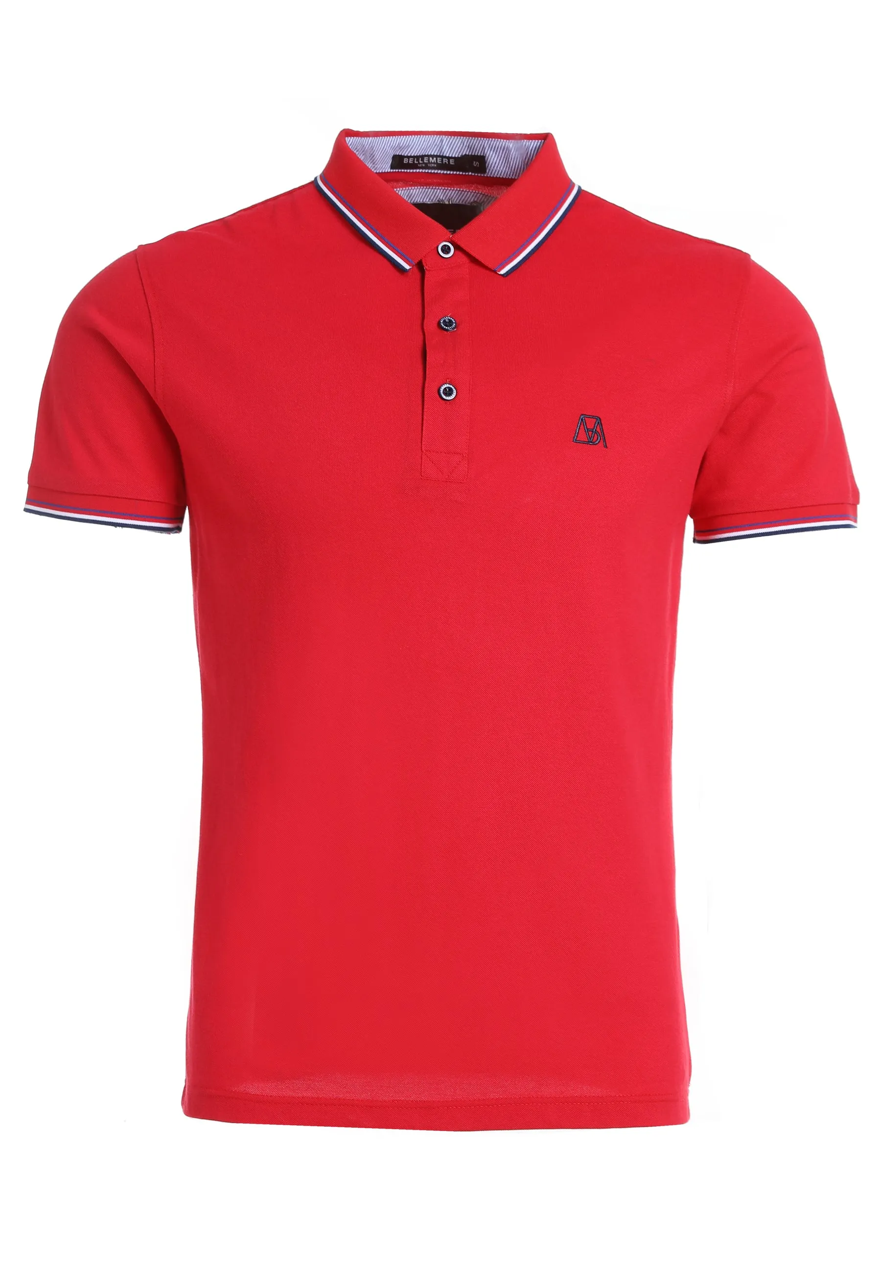 Men Silk Cotton Polo