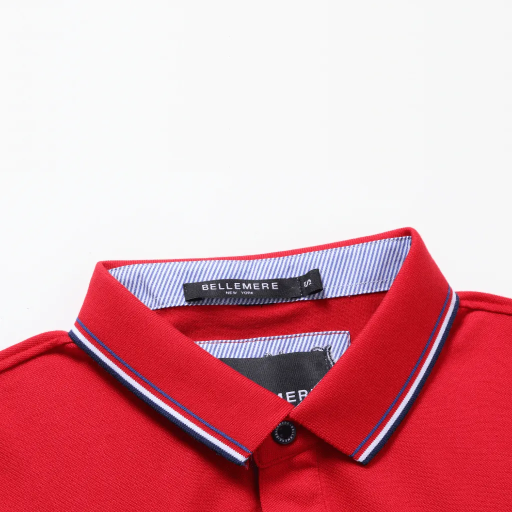 Men Silk Cotton Polo