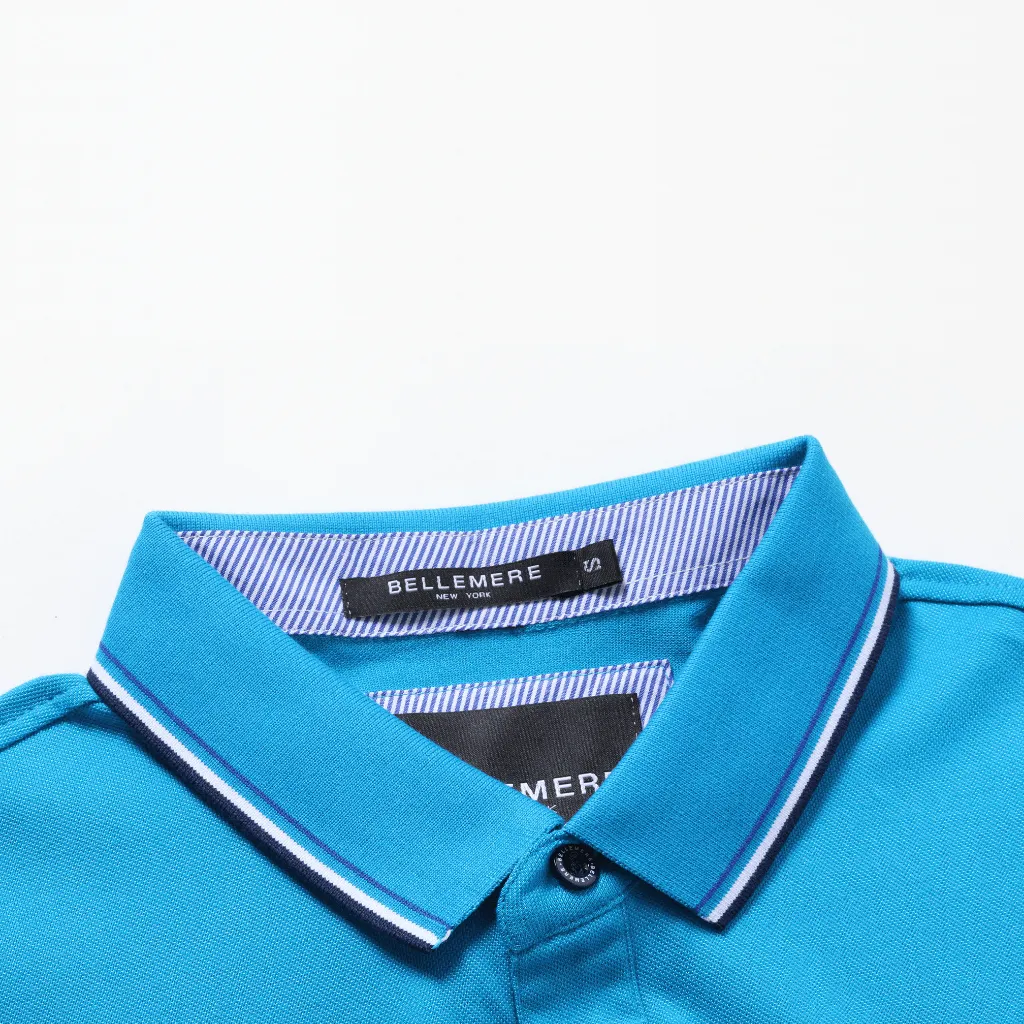 Men Silk Cotton Polo