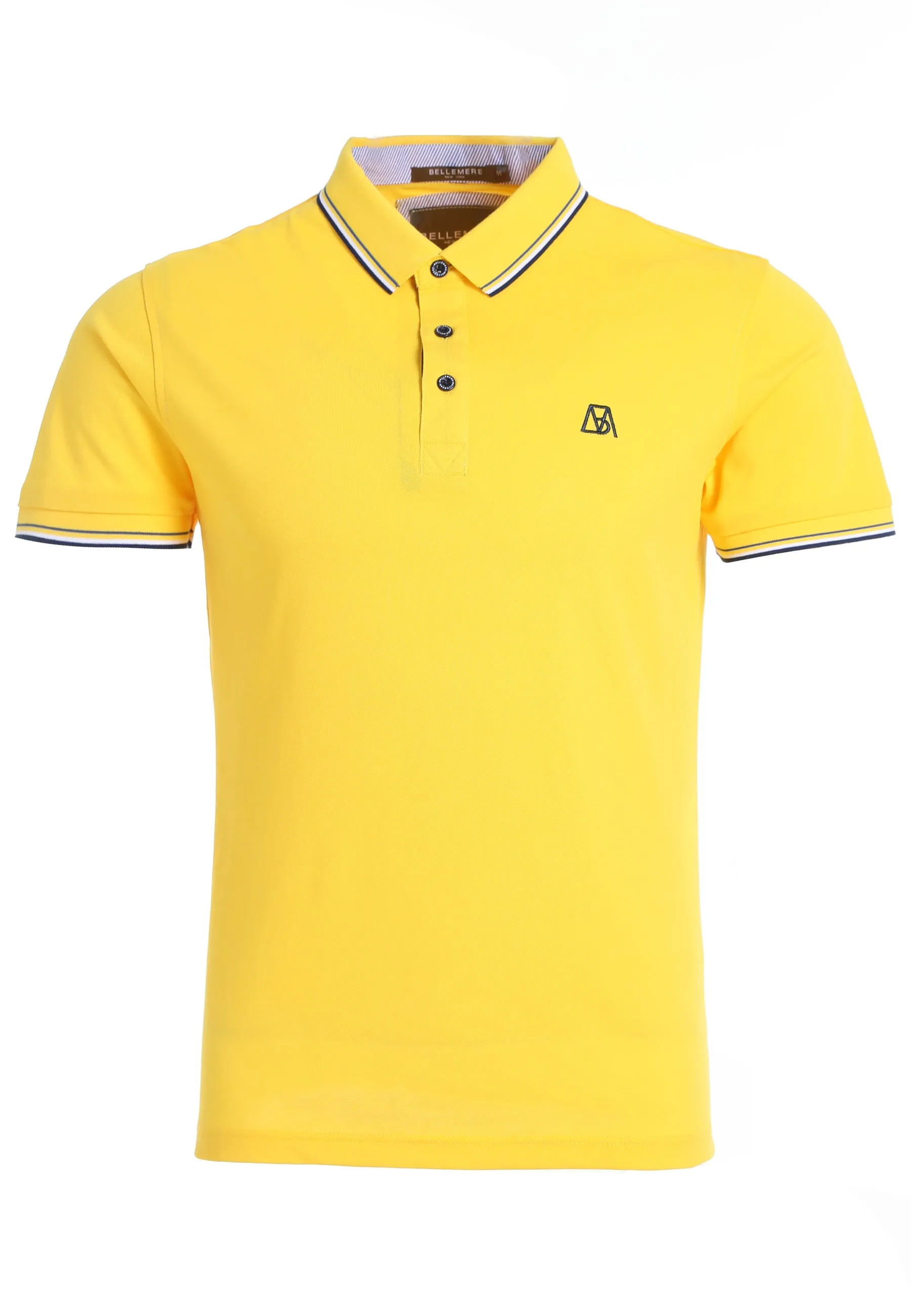 Men Silk Cotton Polo