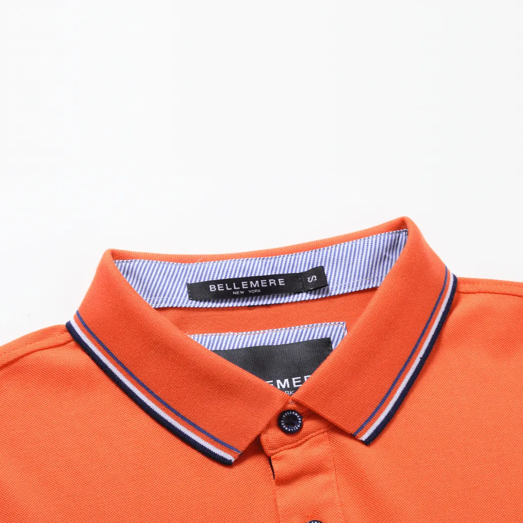 Men Silk Cotton Polo