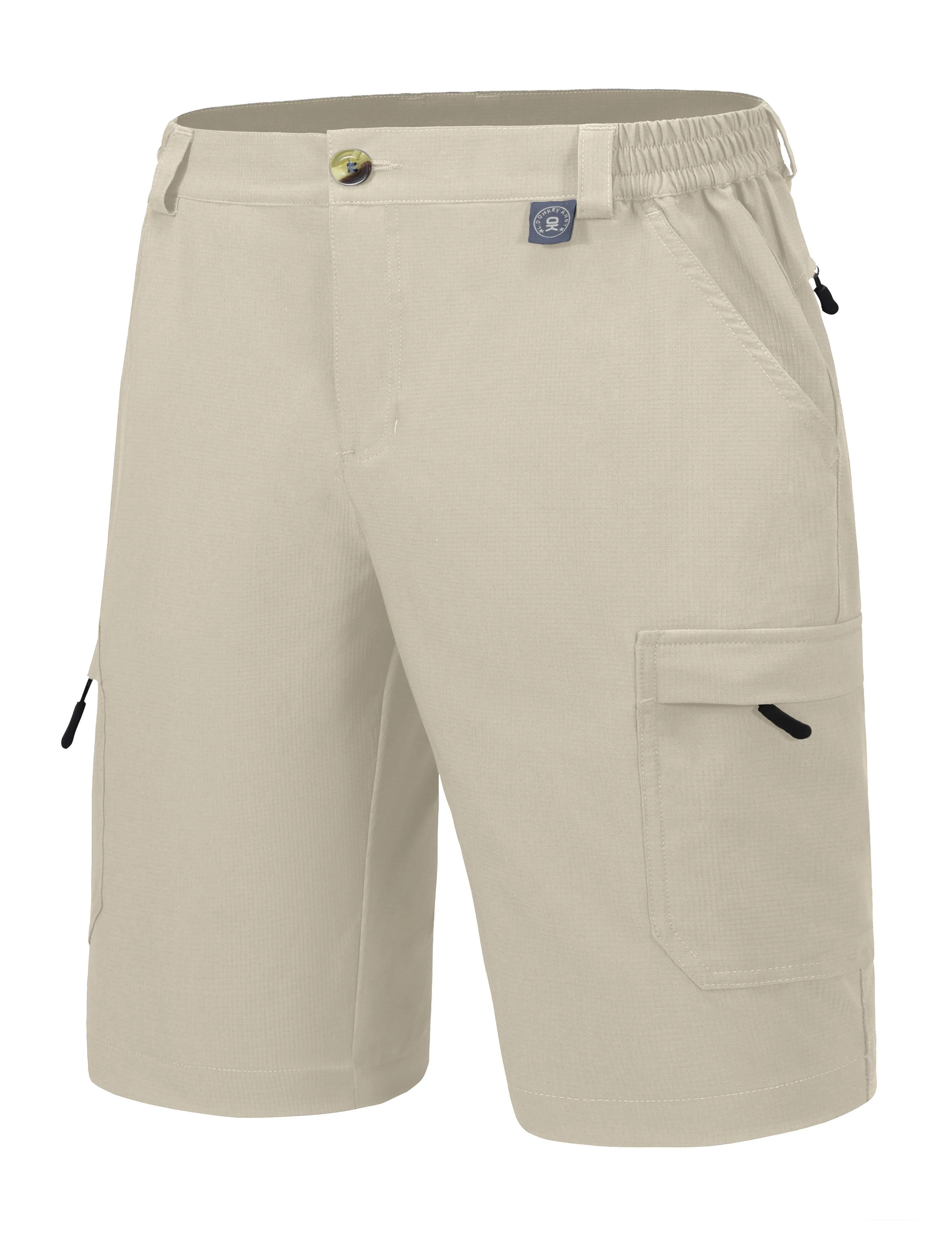 Men's 10 Inch UPF 50 Stretch Cargo Shorts