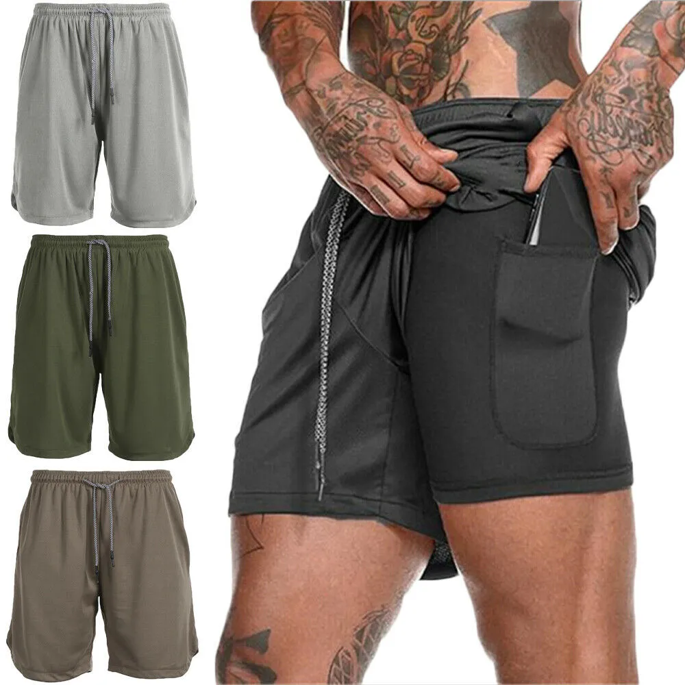 Men's 2-in-1 running shorts