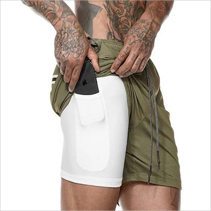 Men's 2-in-1 running shorts