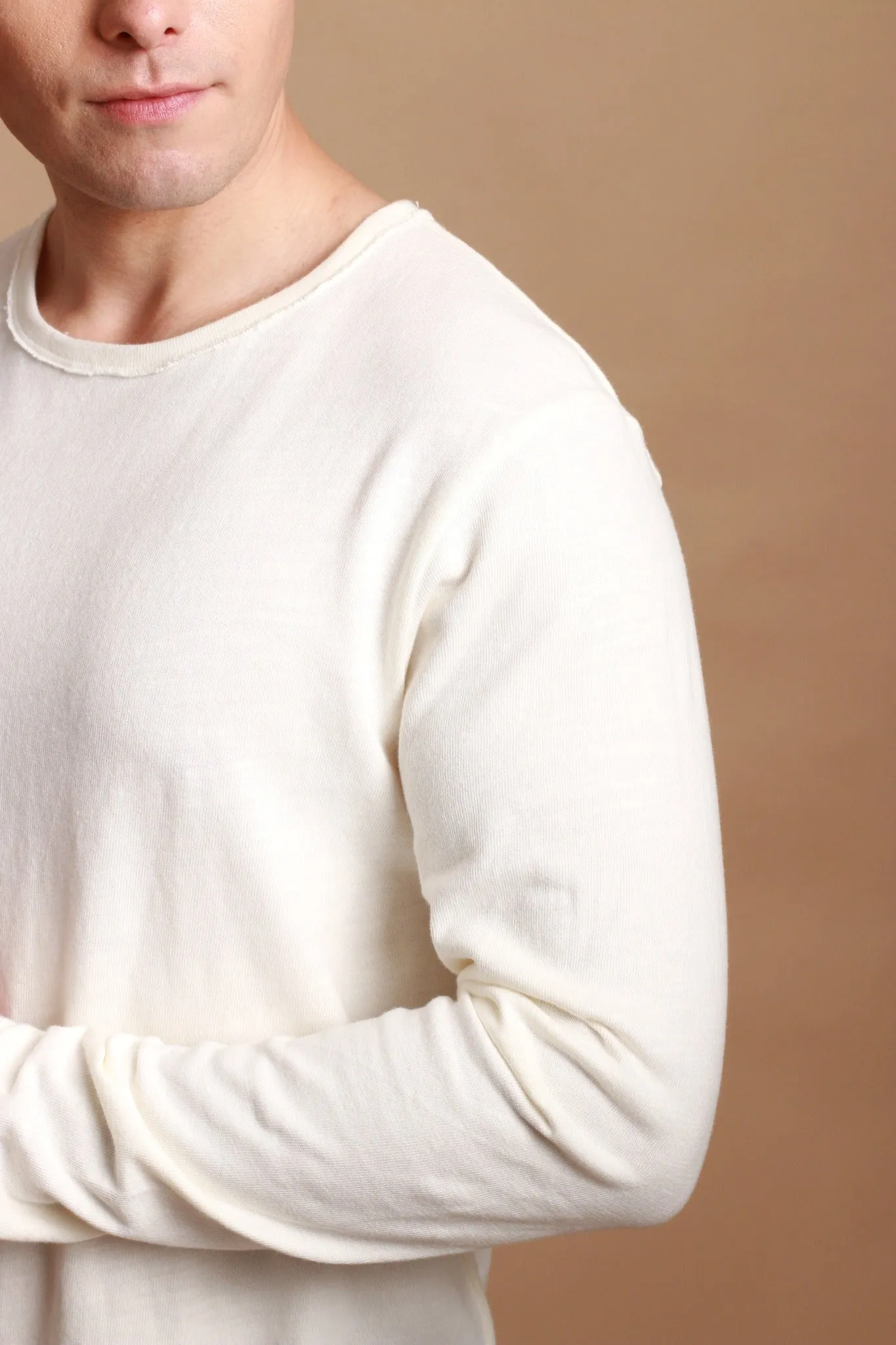 Men's Crew Neck Long Sleeve Shirt