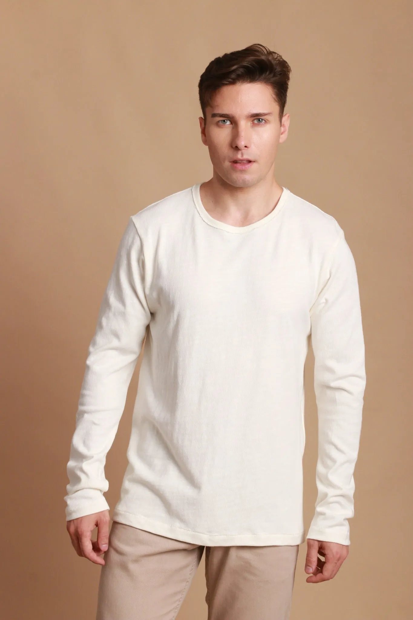 Men's Crew Neck Long Sleeve Shirt