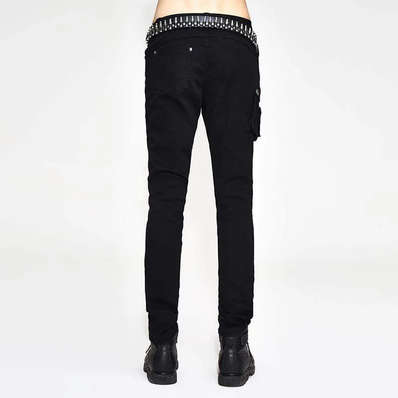 Men's Distressed Grunge Jeans