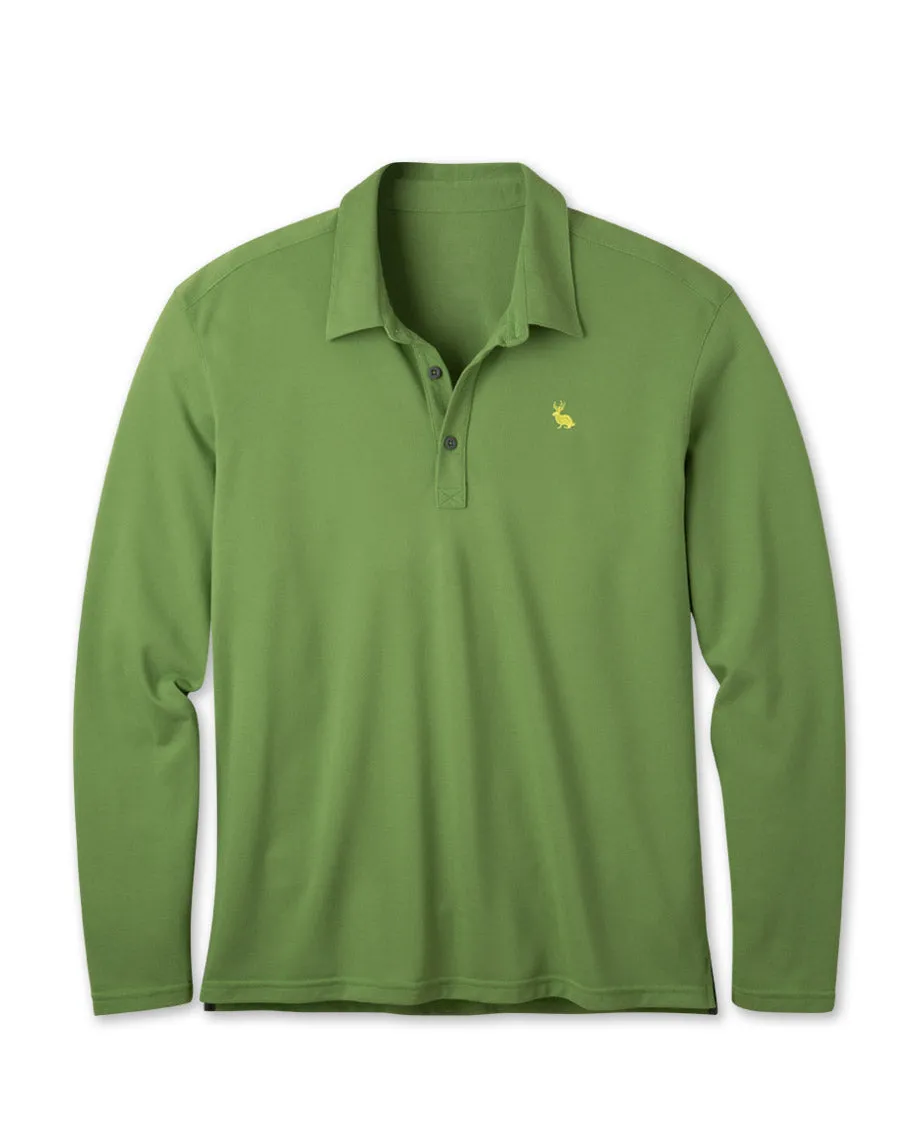 Men's Divide Jackalope Pique Polo LS