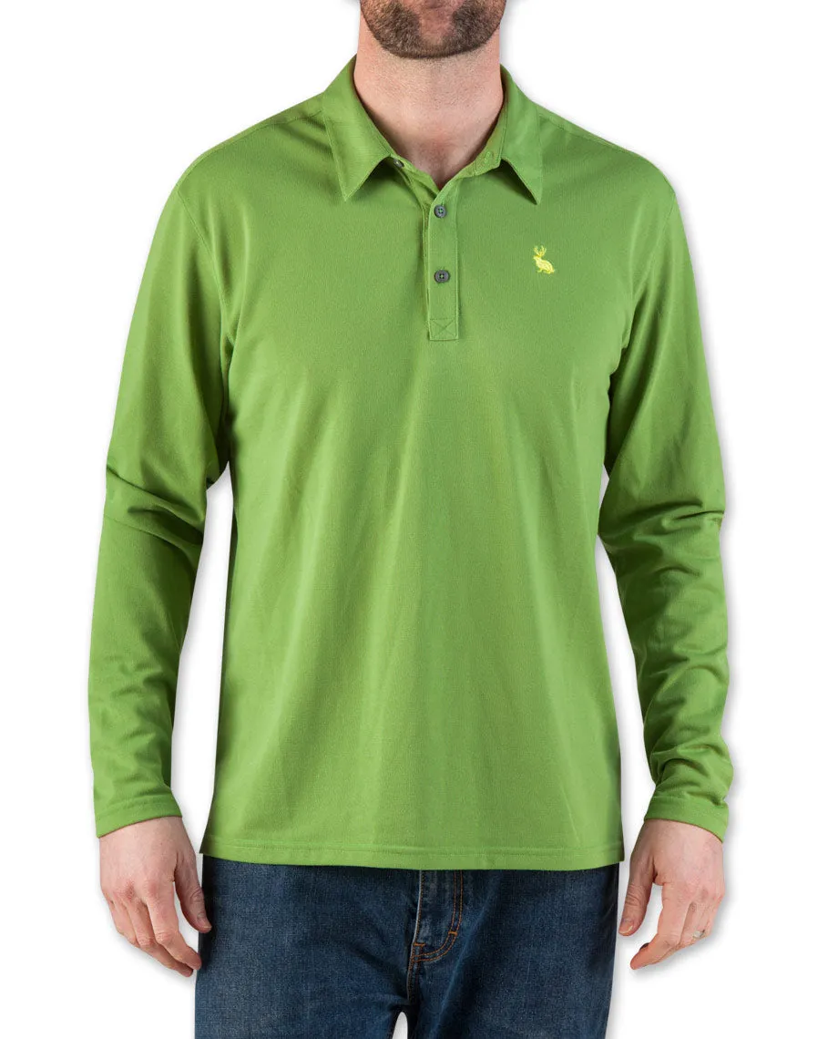 Men's Divide Jackalope Pique Polo LS