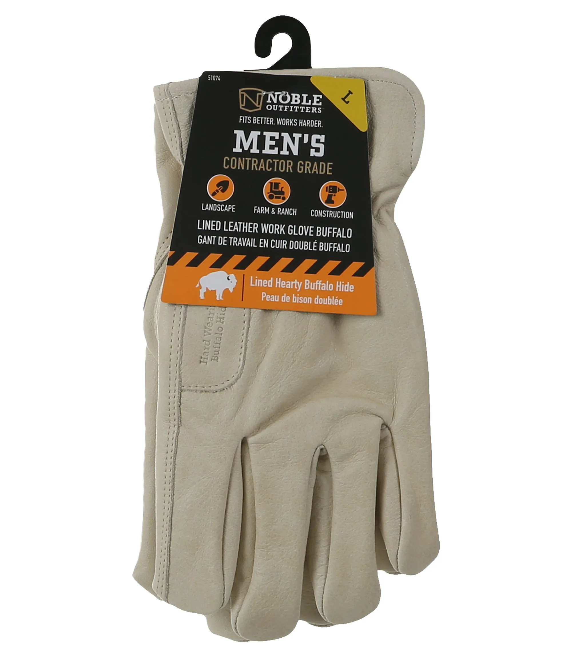 Men's Fleece Lined Leather Work Glove – Buffalo