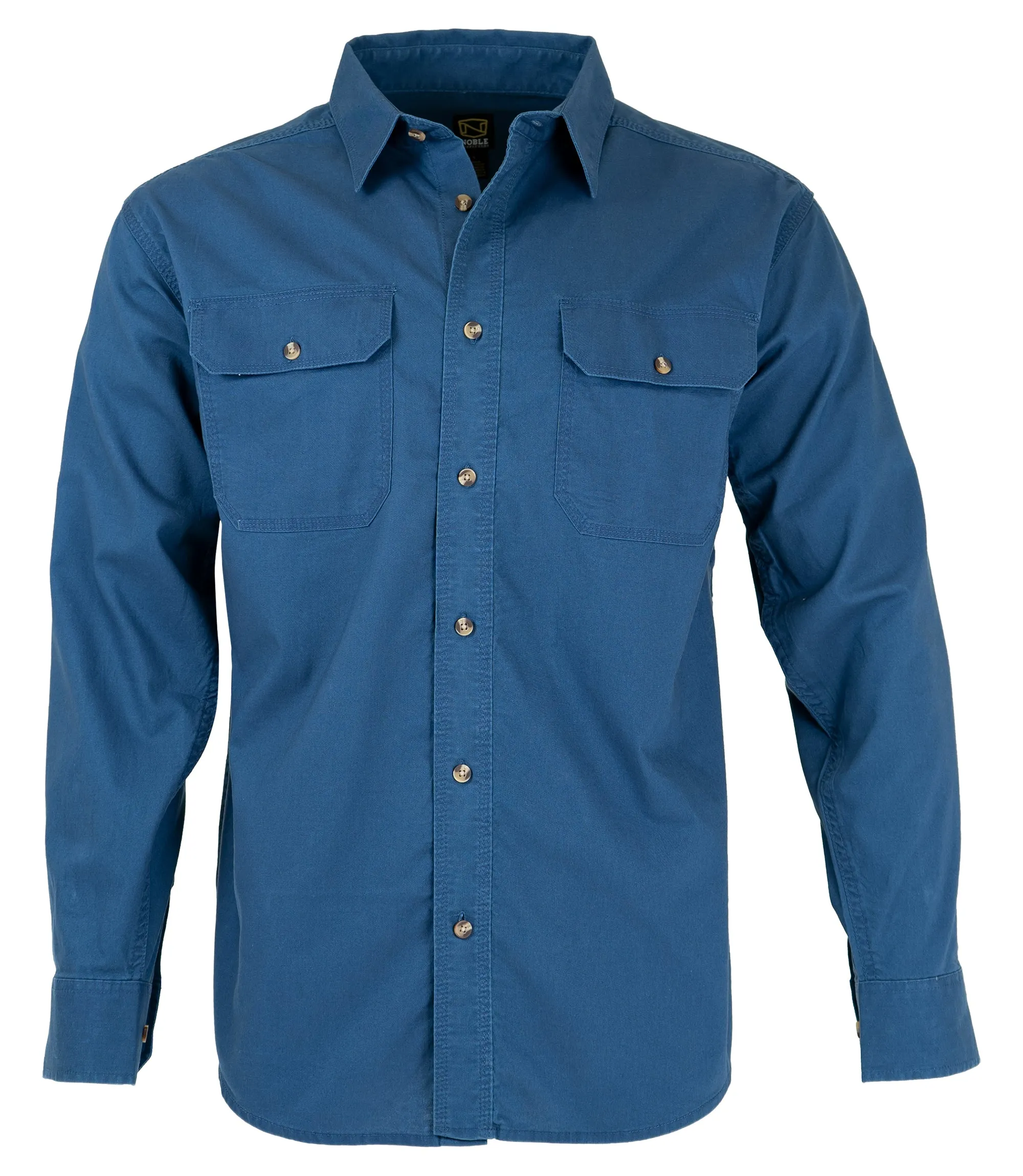 Men's Long Sleeve Weathered Work Shirt