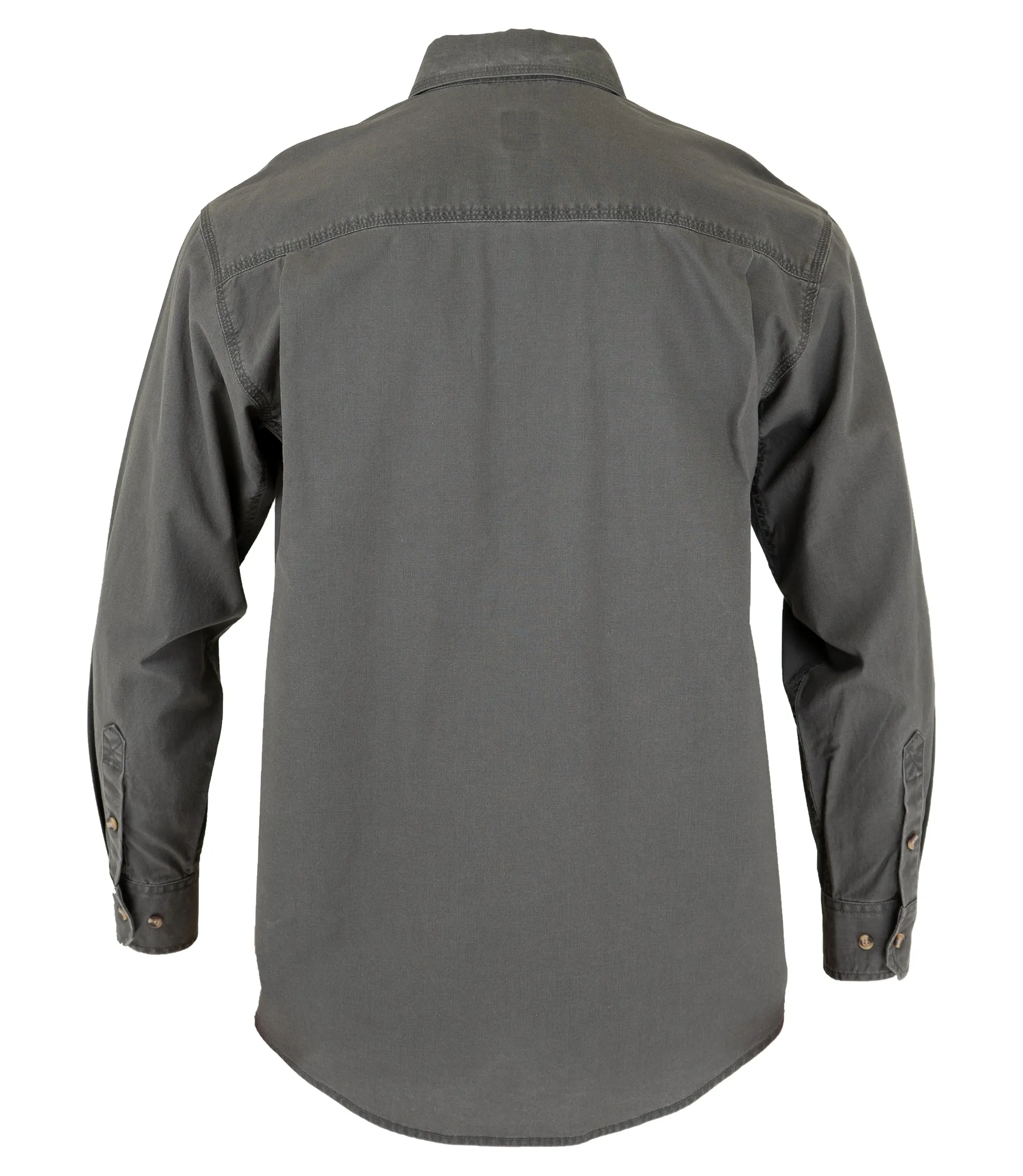 Men's Long Sleeve Weathered Work Shirt