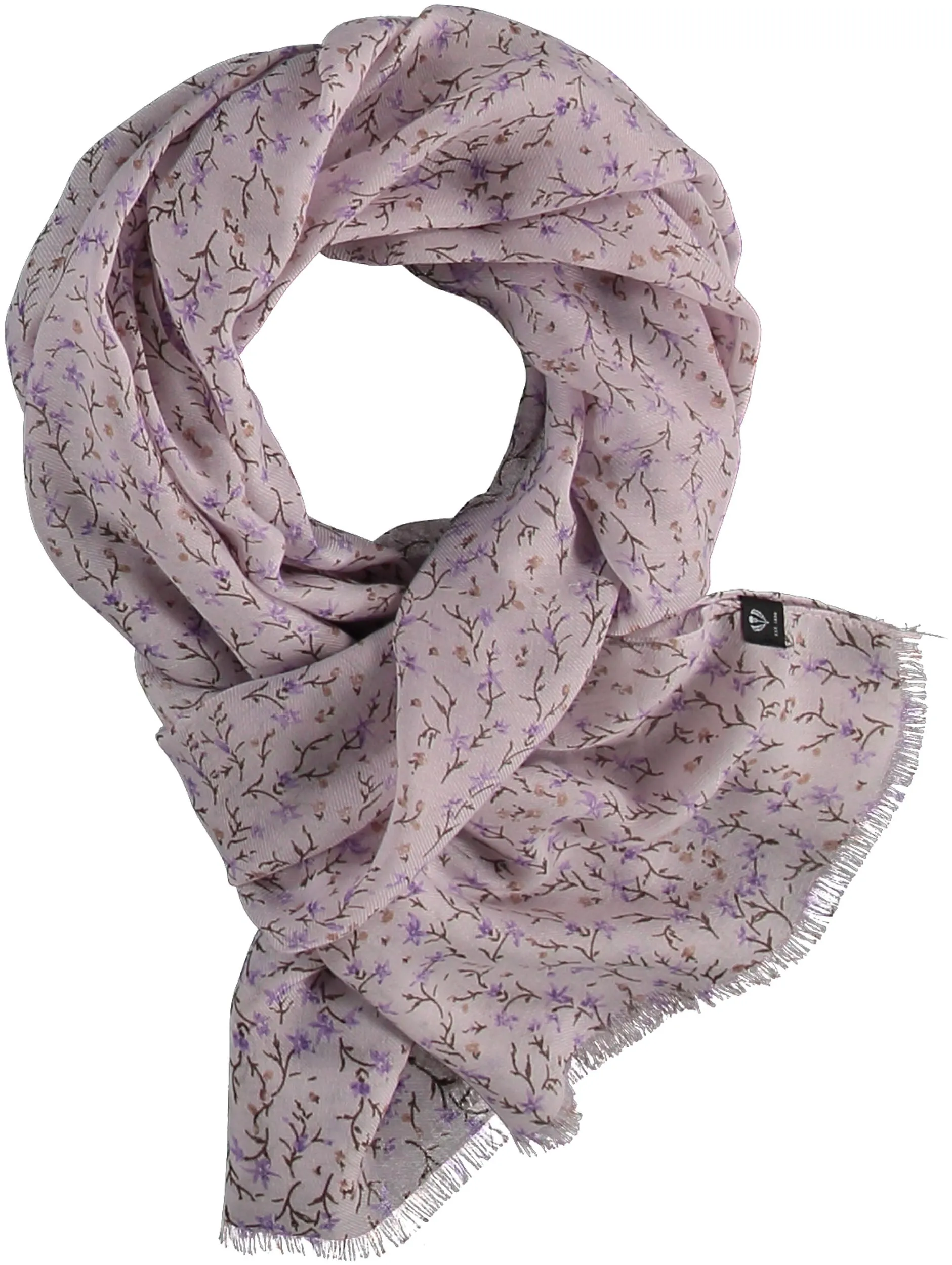 Mille Fleur Polyester Print Scarf