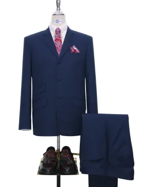 Mod Suit - Pale Navy Blue Suit