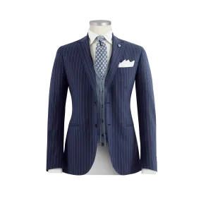 MODERN PINSTRIPE SUIT IN WOOL