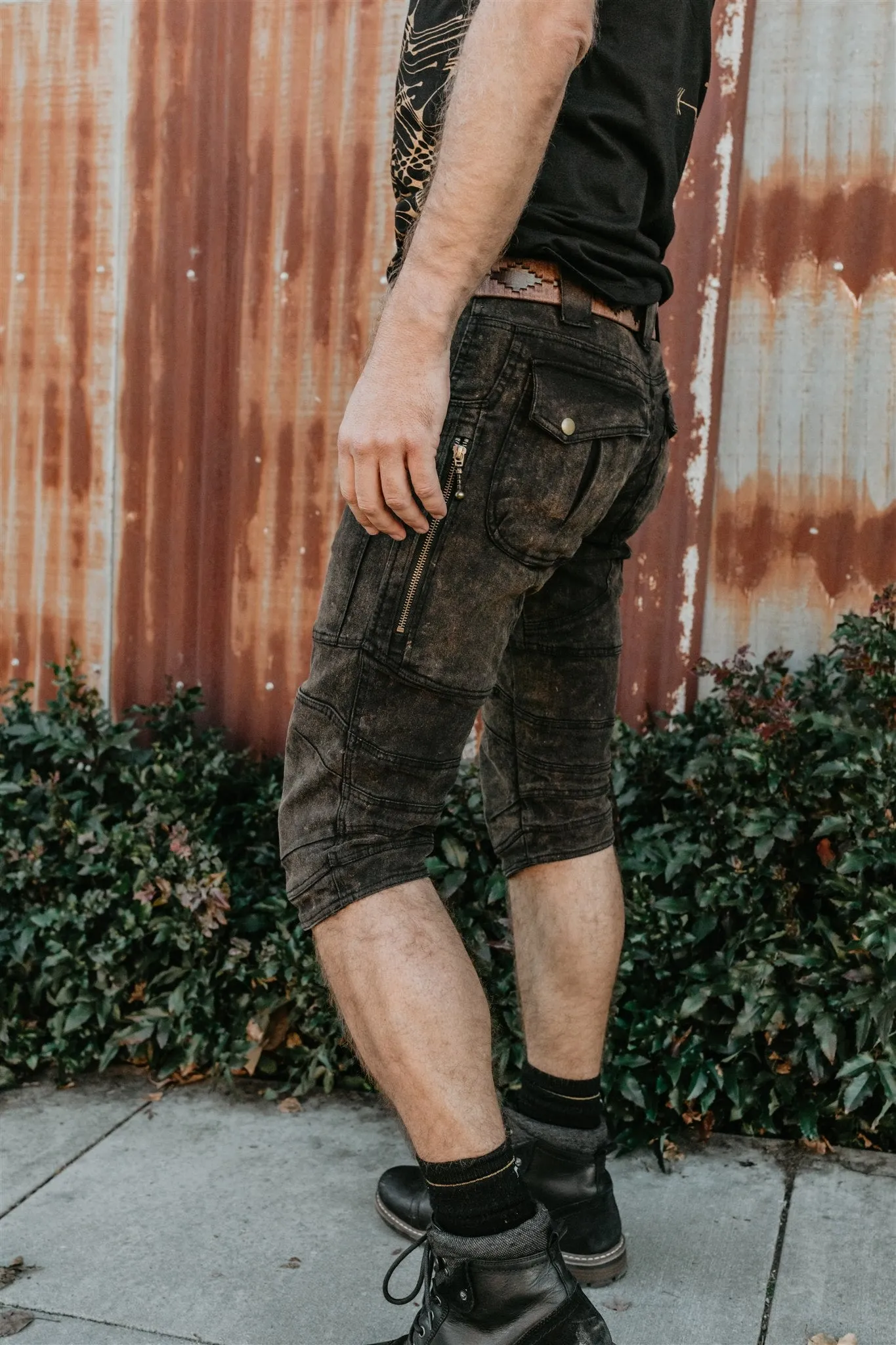 Moto Shorts - Mud