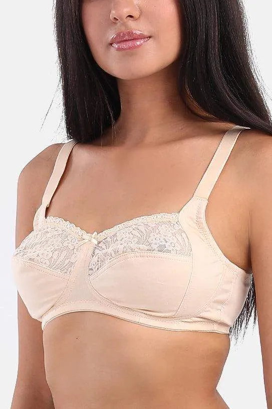 Non-Padded Bra with Lace