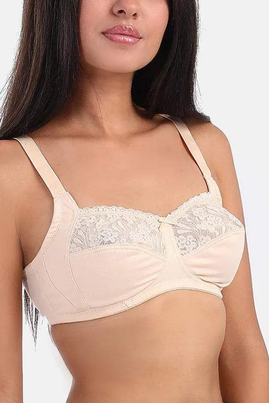 Non-Padded Bra with Lace