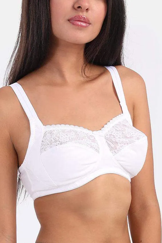 Non-Padded Bra with Lace