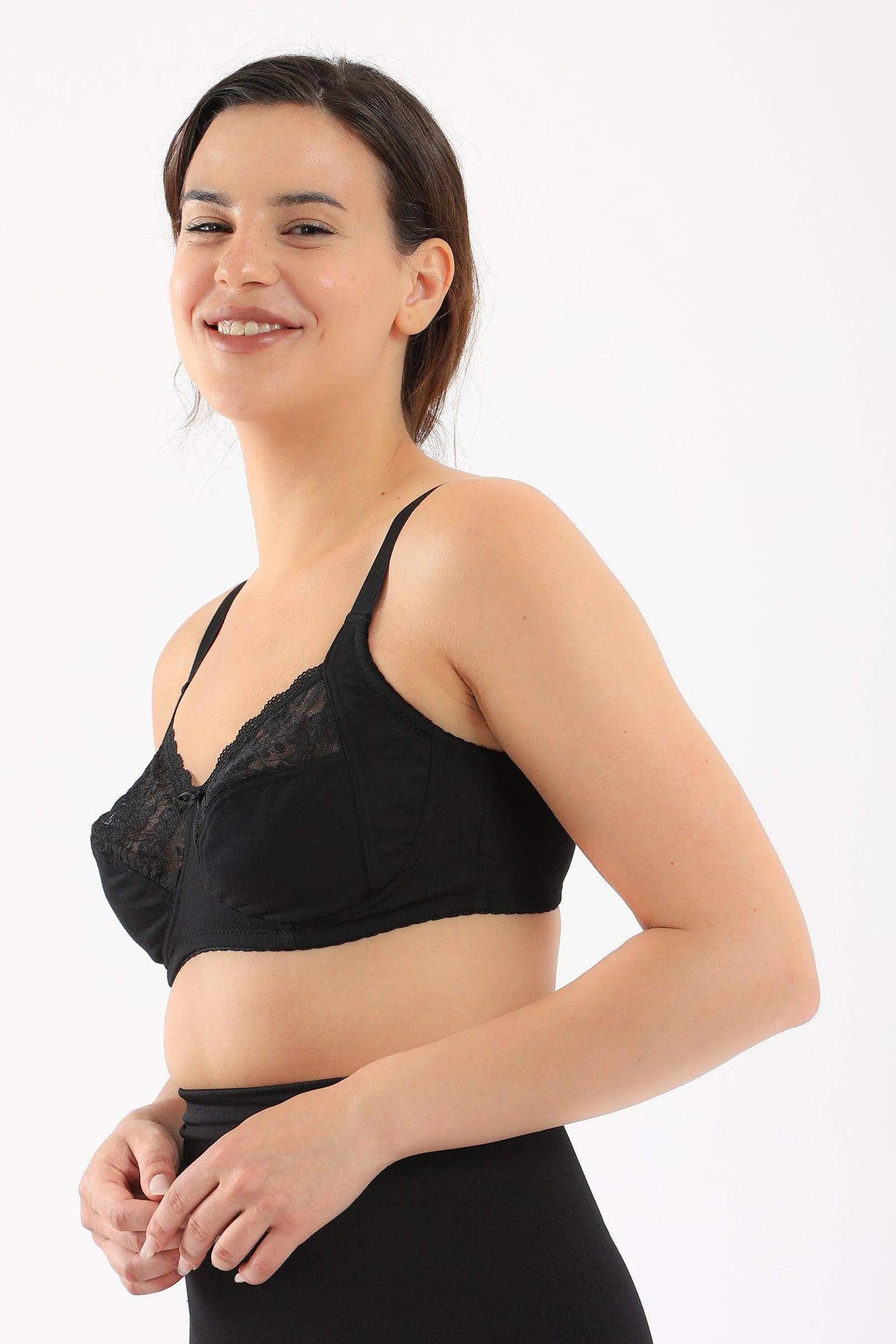 Non-Padded Bra with Lace