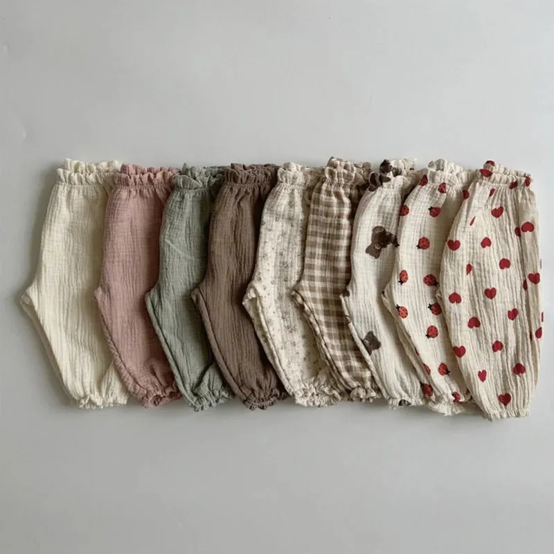 Organic Cotton Patterned Children's Pants