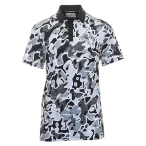 Original Penguin Mens Golf Bunker Print Polo Shirt - CAVIAR