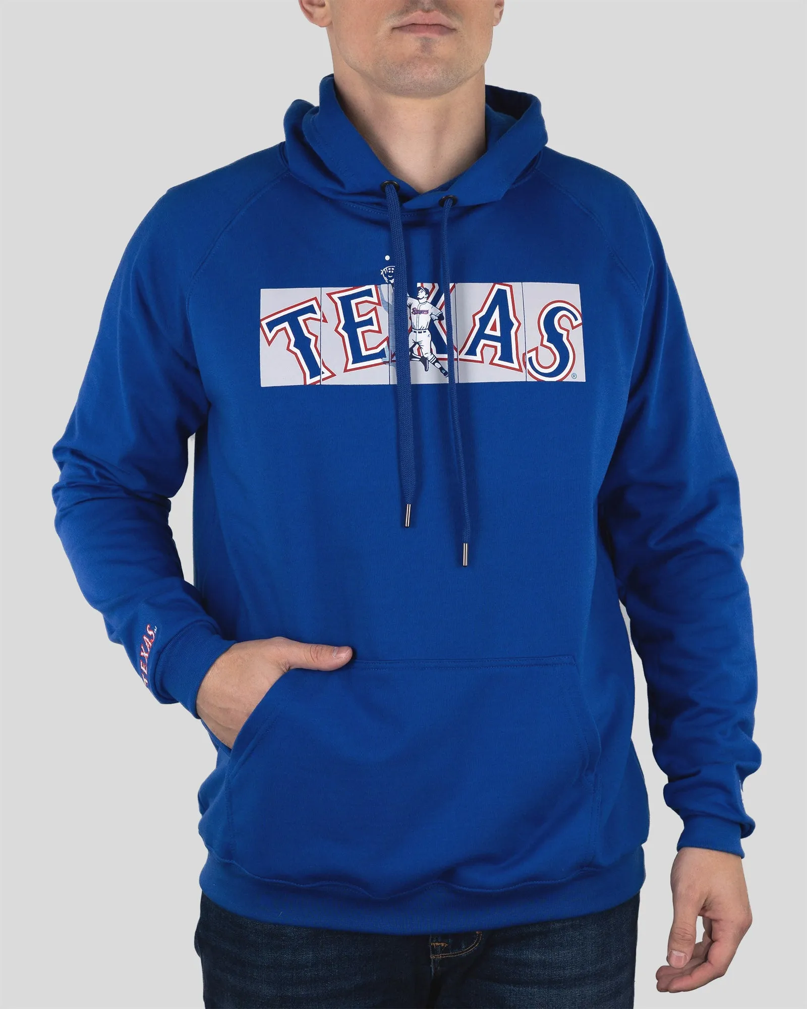 Outfield Fence Hoodie - Texas Rangers