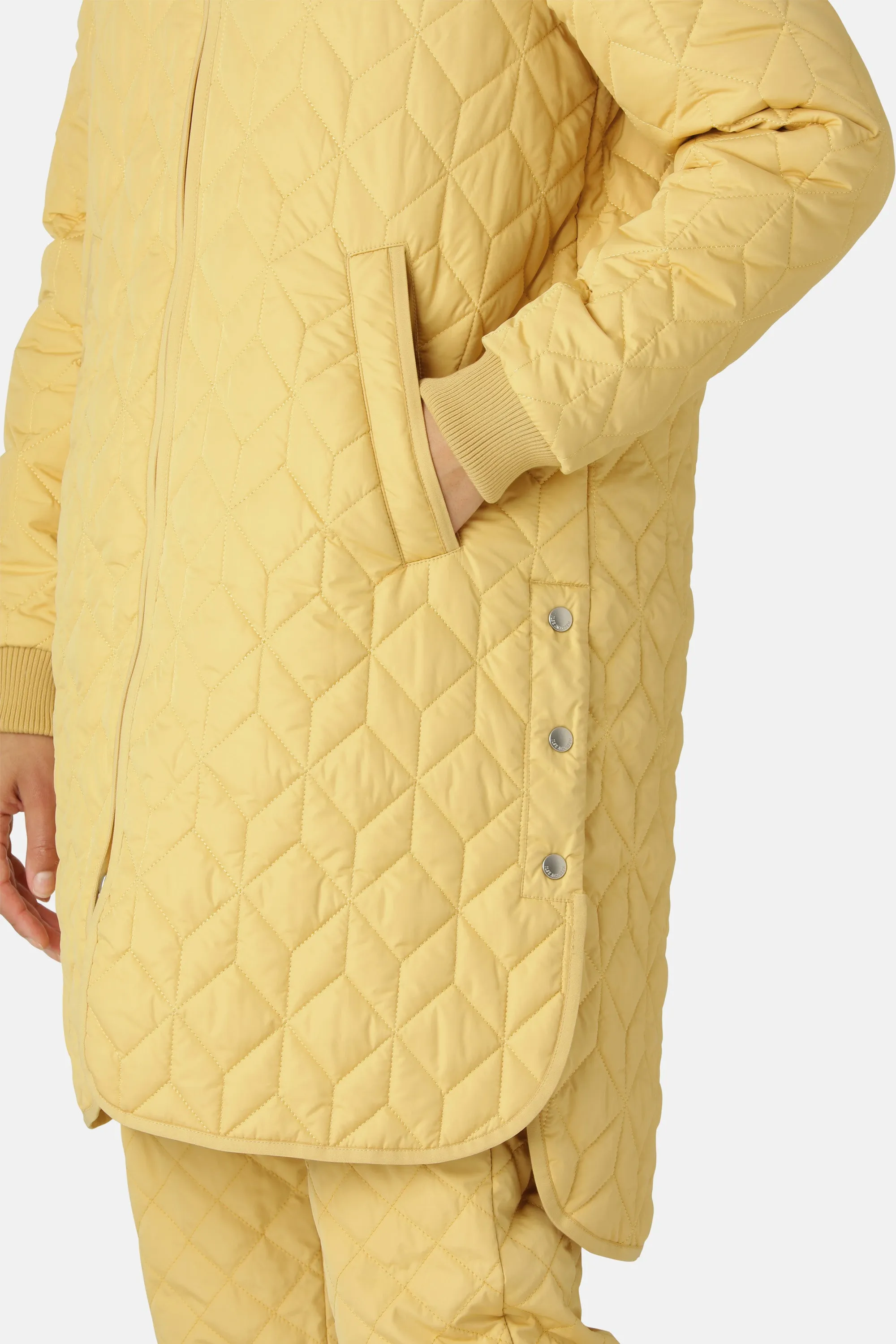 Padded Quilt Coat - Marigold