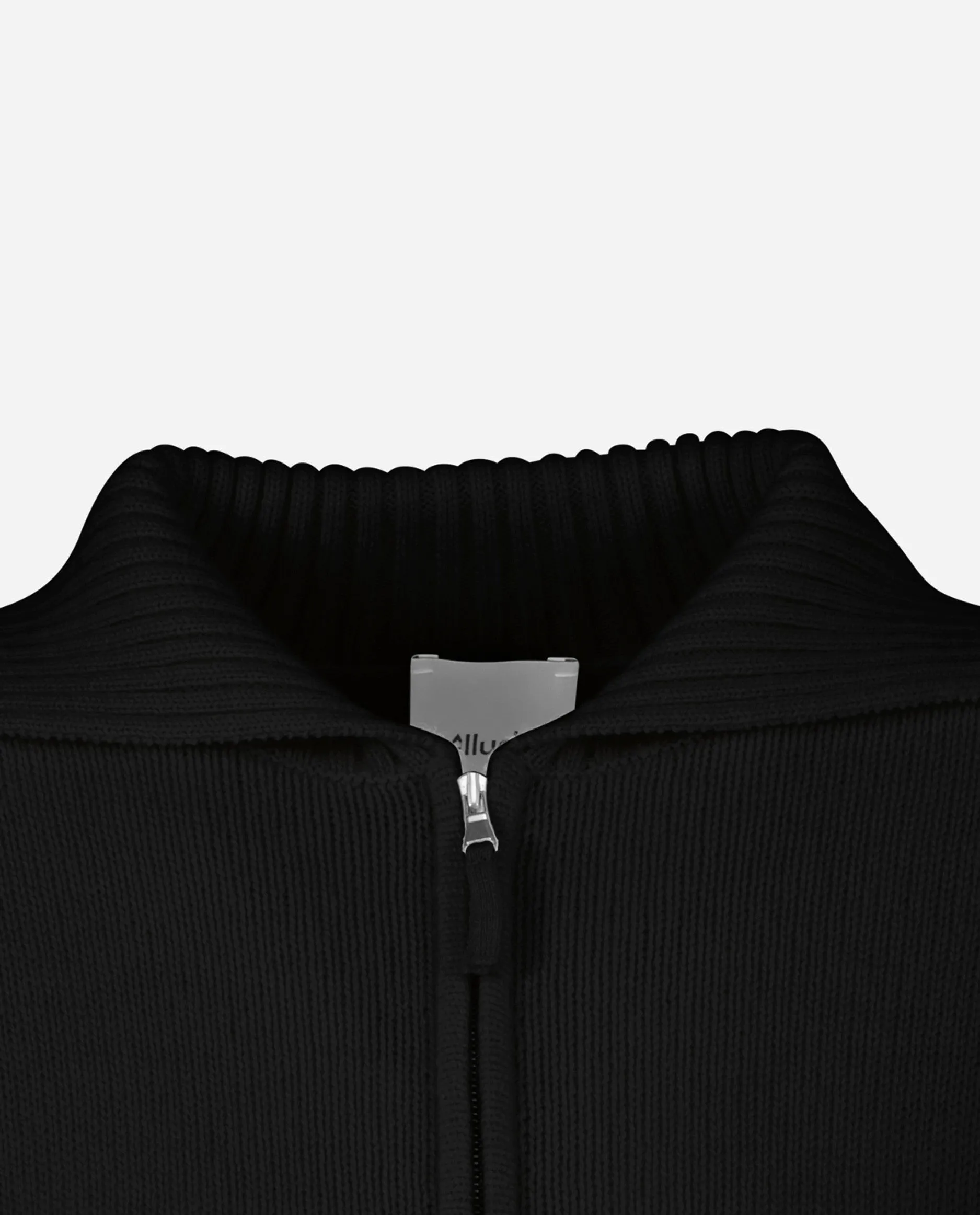 Polo Pullover aus Cashmere in Schwarz