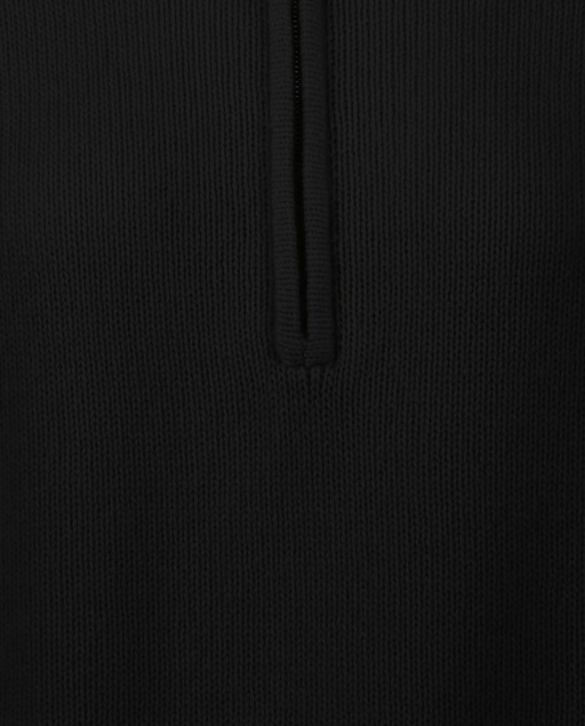 Polo Pullover aus Cashmere in Schwarz