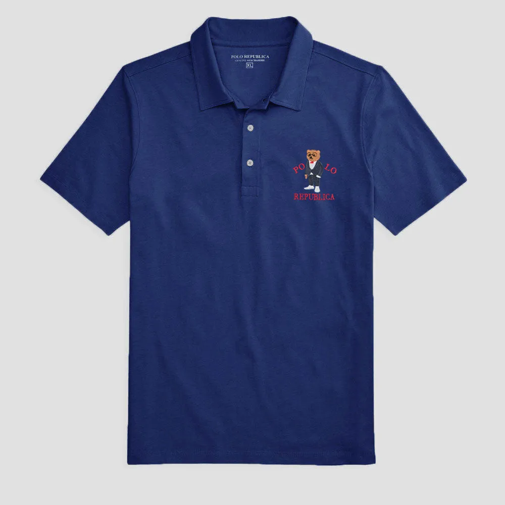 Polo Republica Men's Bear Republica Embroidered Pique Polo Shirt