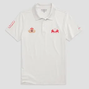 Polo Republica Men's Polo Crest & 8 Embroidered Short Sleeve Polo Shirt