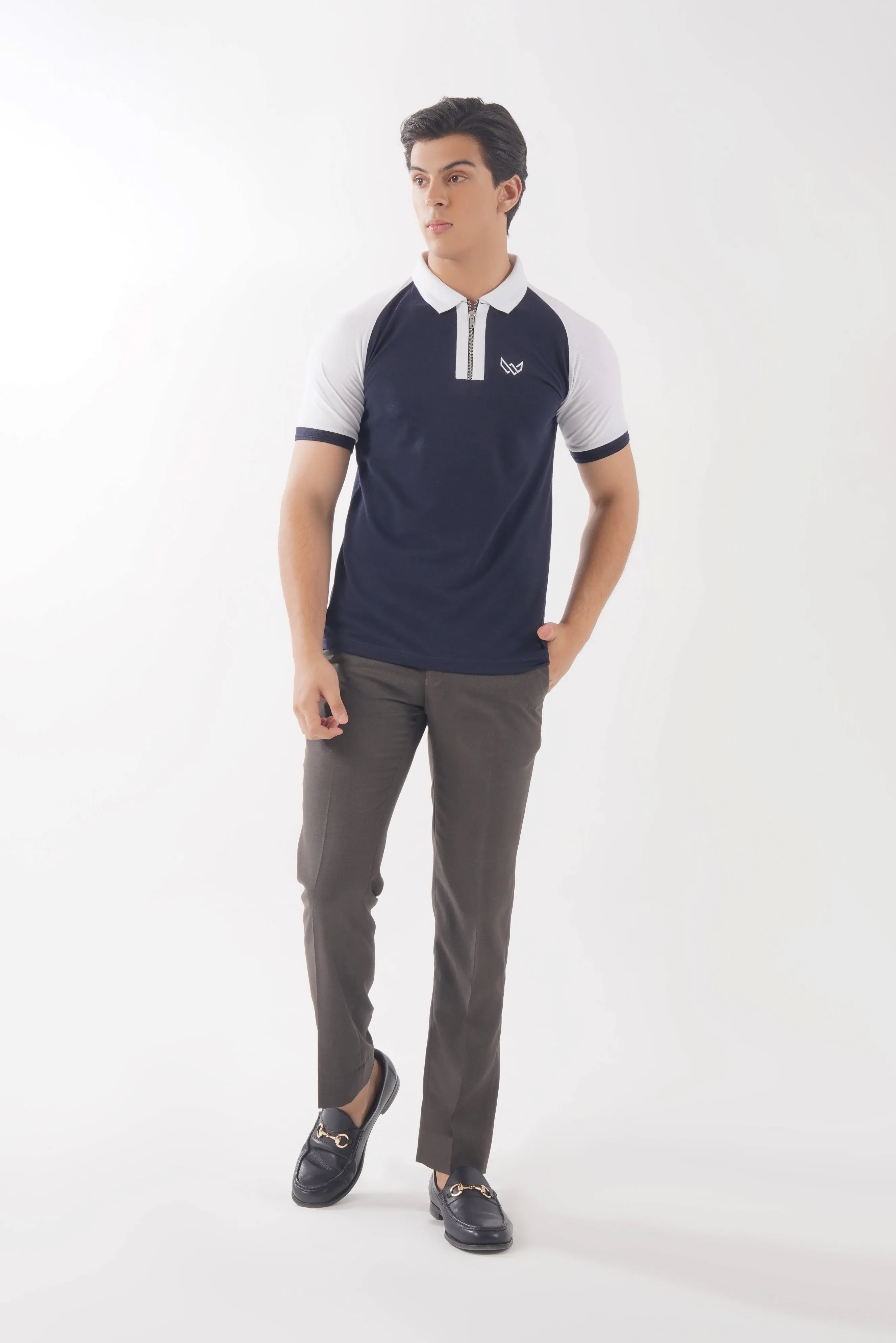 Prestige Navy/White Polo