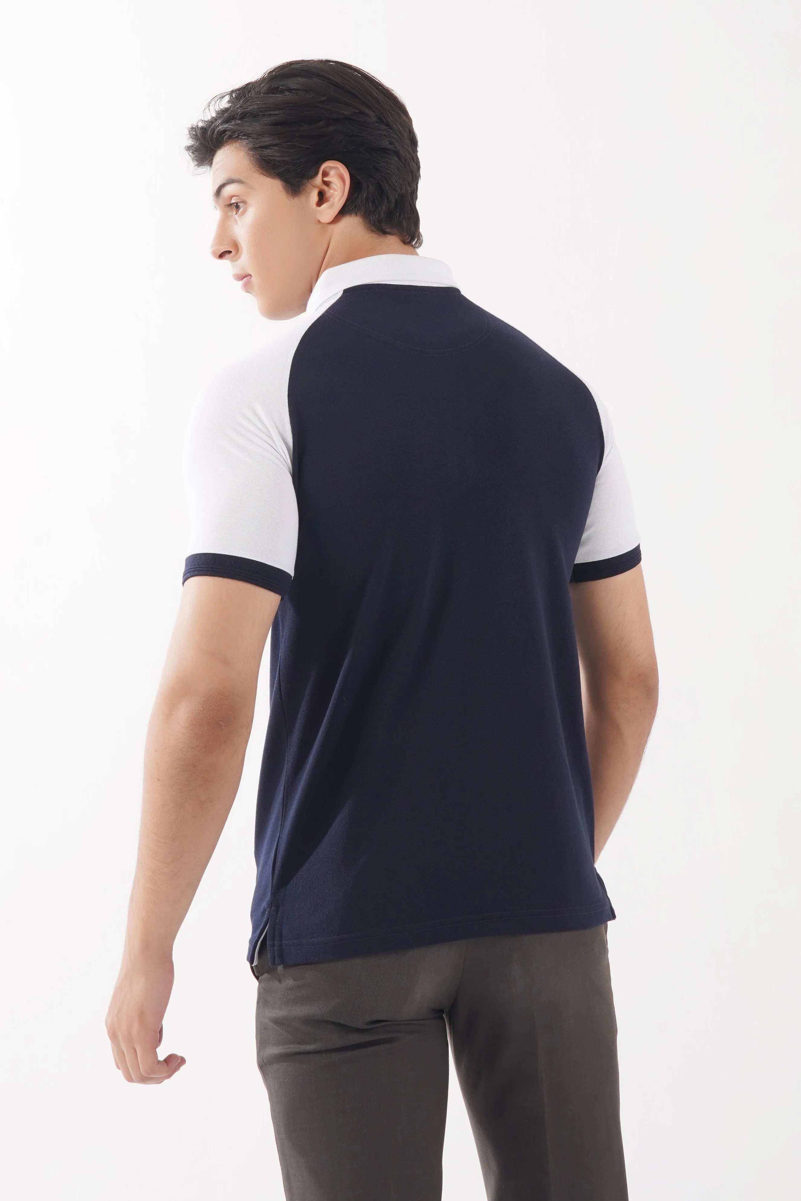 Prestige Navy/White Polo